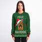 Holiday Ugly Christmas Sweater Sweatshirt FELIZ NAVIDOG - GERMAN SHEPARD