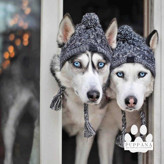 Cable Knit Hat With Pompom