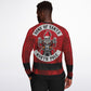 Holiday Ugly Christmas Sweater Sweatshirt Red Biker Jacket SONS OF SANTA