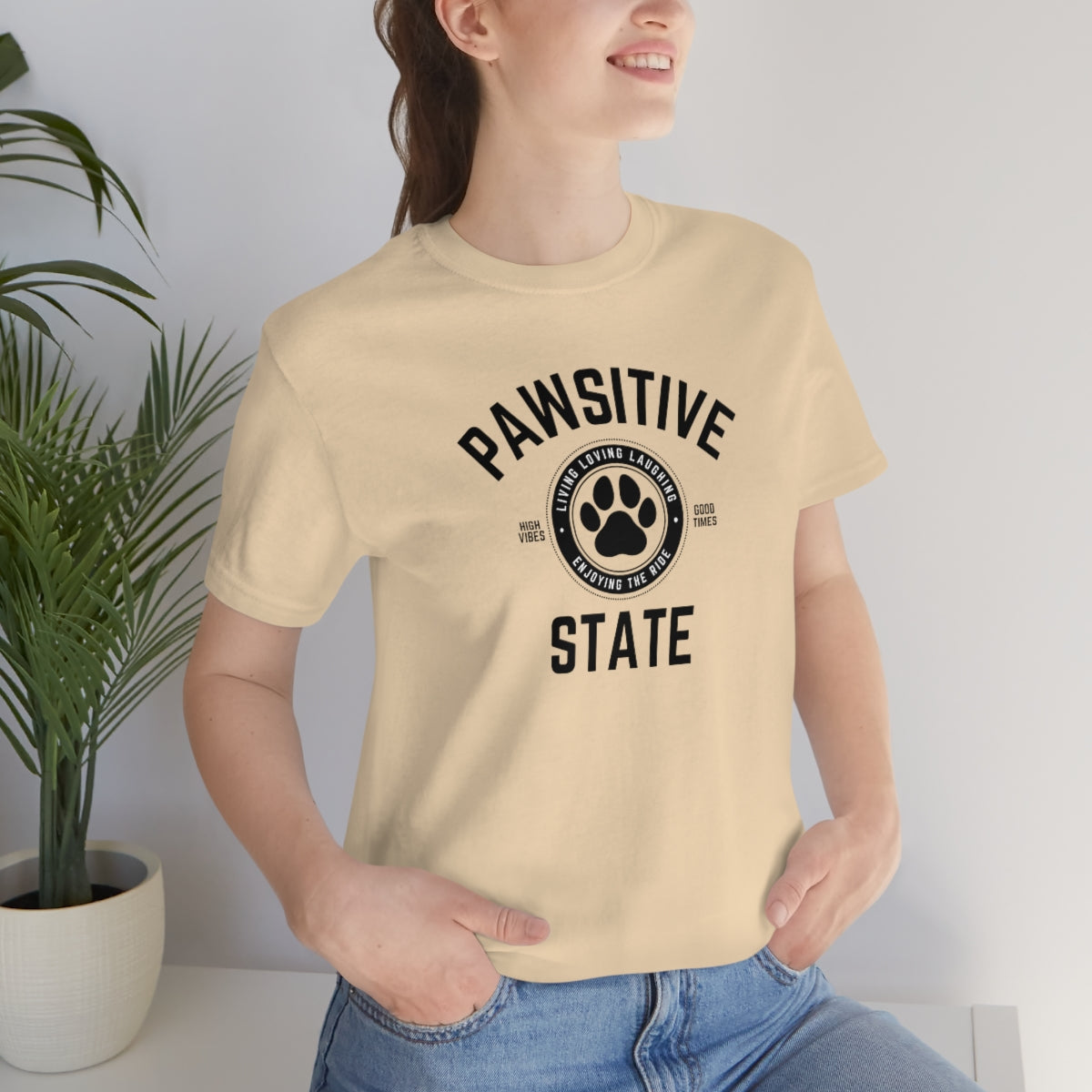 Pawsitive State Unisex Short Sleeve Tee