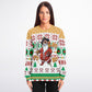 Holiday Ugly Christmas Sweater Sweatshirt YO HO HO! PIRATE