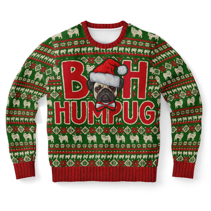 Holiday Ugly Christmas Sweater Sweatshirt BAH HUMPUG