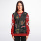 Holiday Ugly Christmas Sweater Sweatshirt OH WHAT FUN IT IS TO RIDE