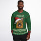 Holiday Ugly Christmas Sweater Sweatshirt FELIZ NAVIDOG - GERMAN SHEPARD