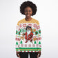 Holiday Ugly Christmas Sweater Sweatshirt YO HO HO! PIRATE