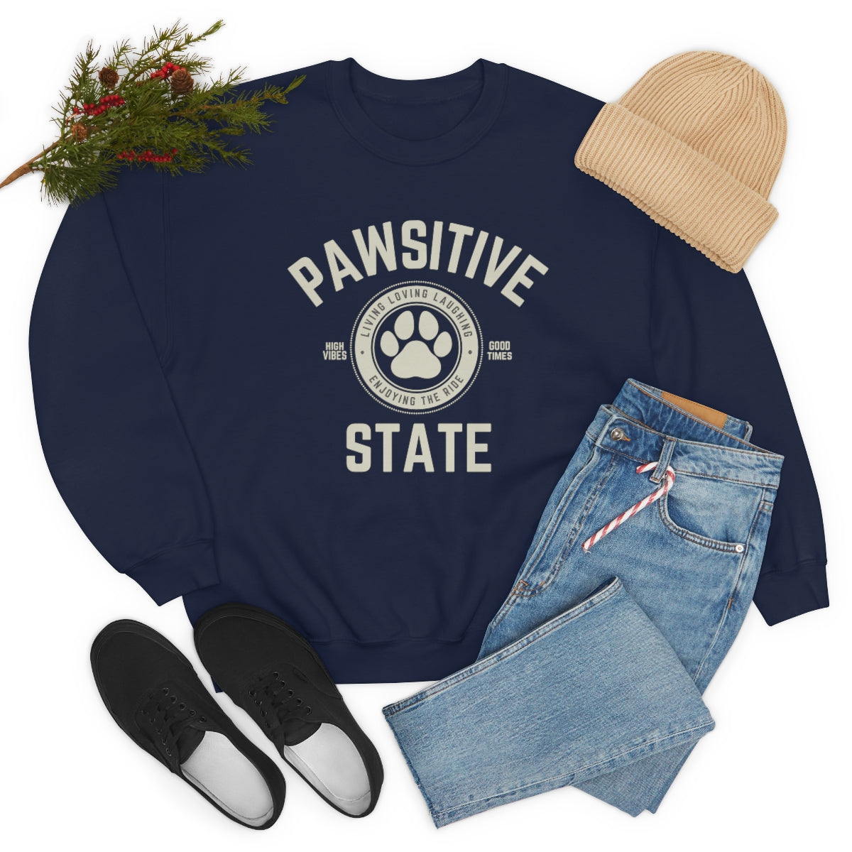 Pawsitive State Unisex Sweatshirt