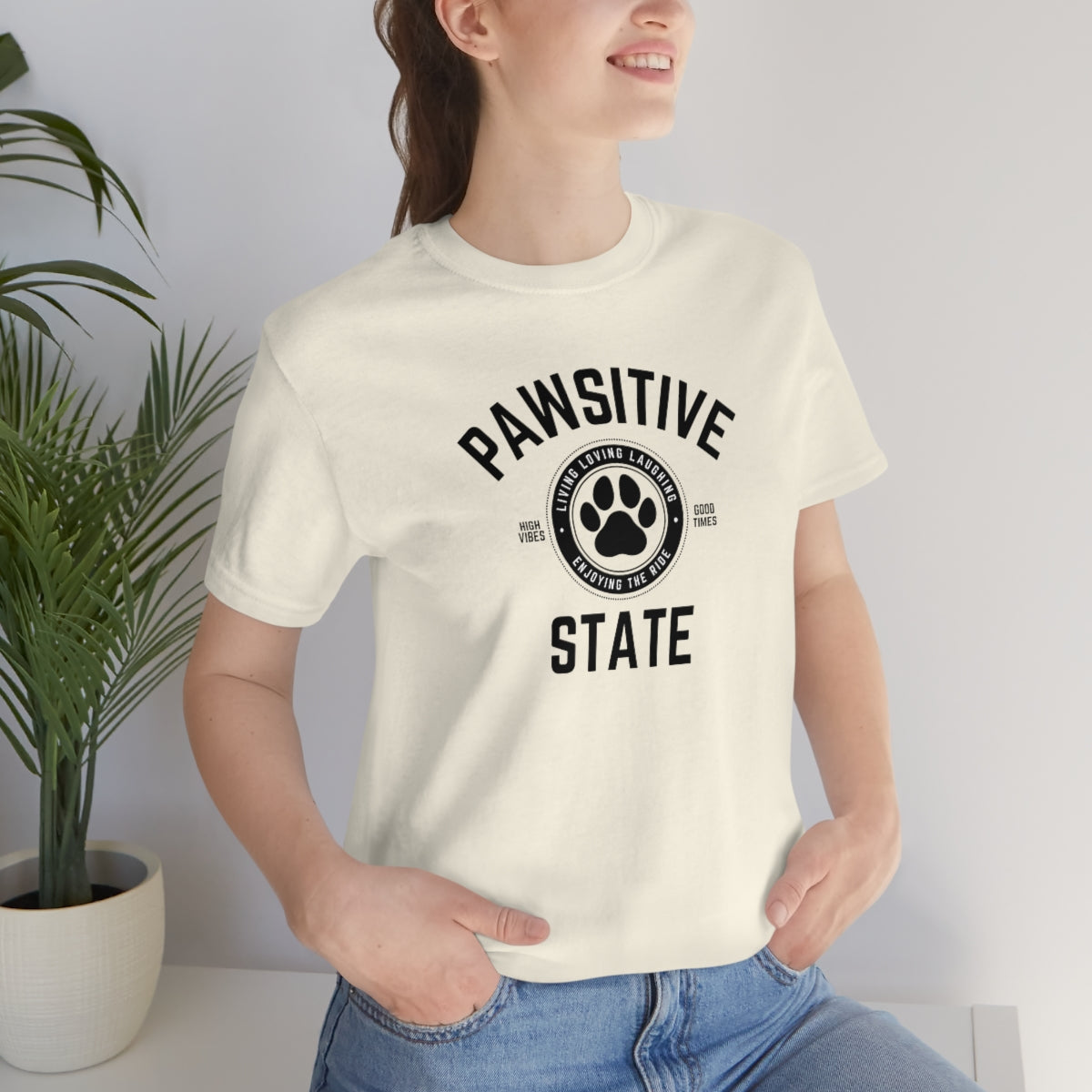 Pawsitive State Unisex Short Sleeve Tee