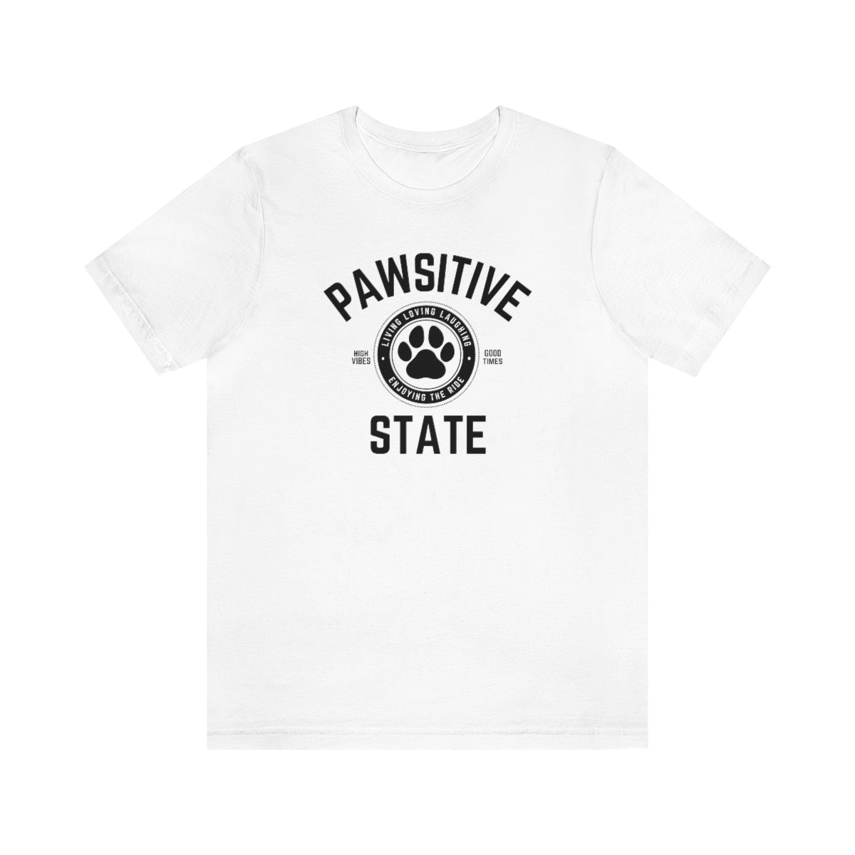 Pawsitive State Unisex Short Sleeve Tee