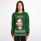 Holiday Ugly Christmas Sweater Sweatshirt FELIZ NAVIDOG - BEAGLE