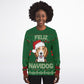 Holiday Ugly Christmas Sweater Sweatshirt FELIZ NAVIDOG - BEAGLE