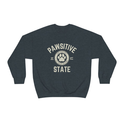 Pawsitive State, Good Vibes Only Unisex Sweatshirt