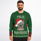 Holiday Ugly Christmas Sweater Sweatshirt FELIZ NAVIDOG - FRENCH BULLDOG