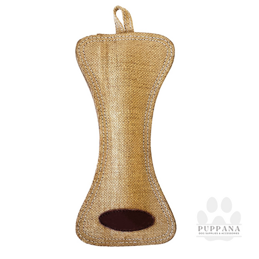 Eco-Friendly Rustic Jute Bone Dog Chew Toy