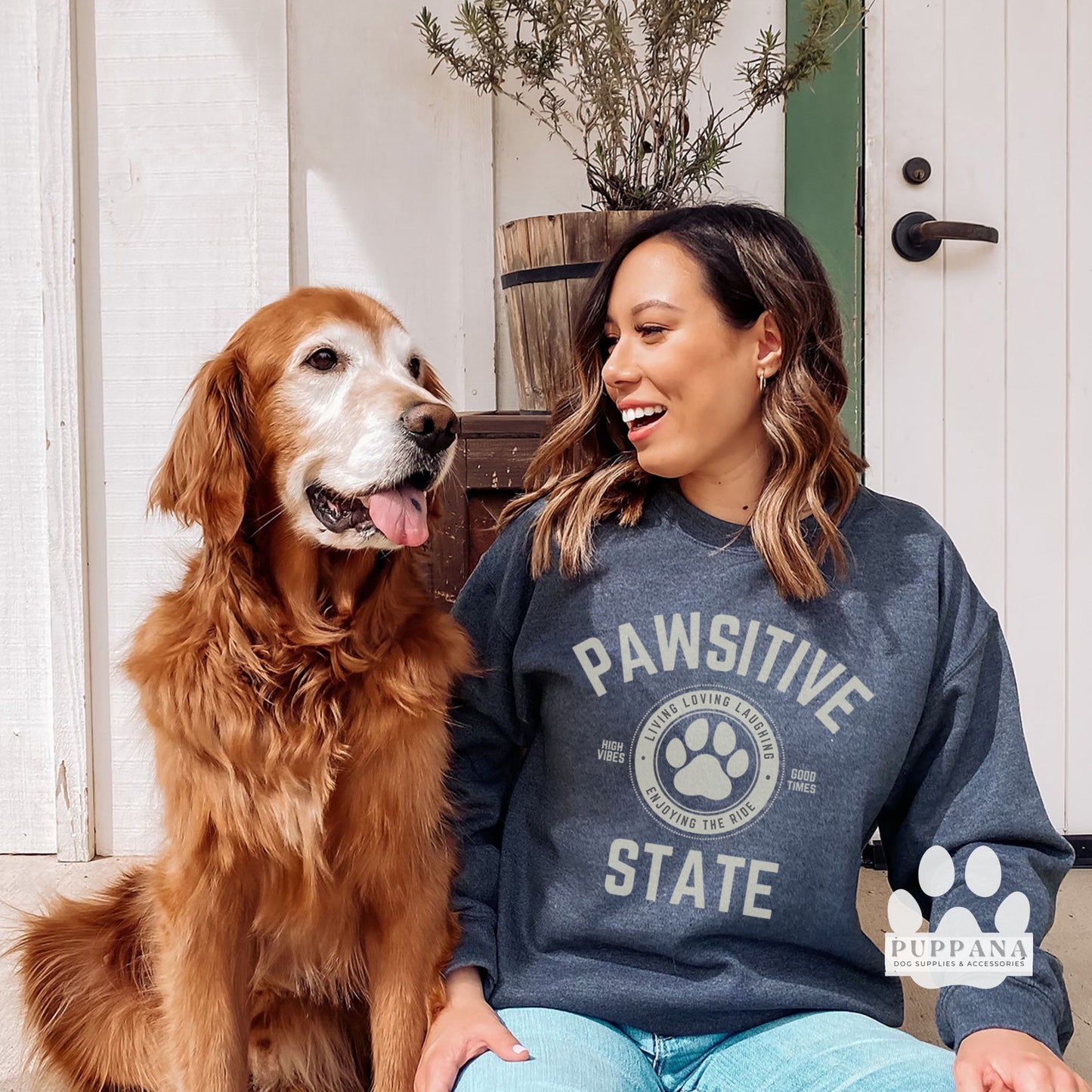 Pawsitive State Unisex Sweatshirt